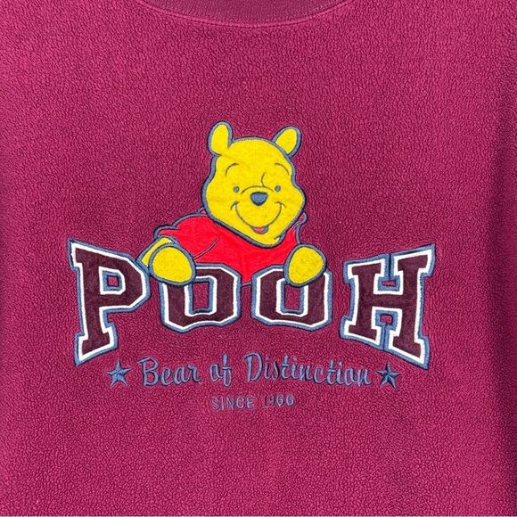 Vintage Disney Store Pooh Embroidered Bear of Distinction Sweatshirt L - Picture 2 of 8